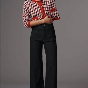 Anthropologie Maeve Collete Black Pants